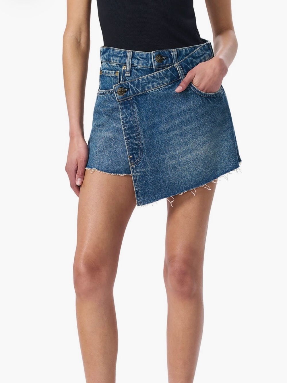 rag & bone Belina Denim Skort